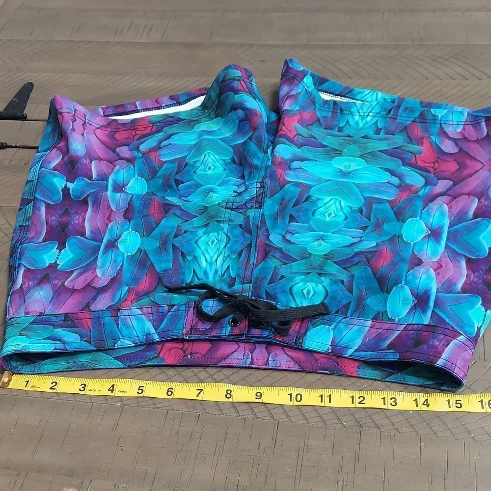 Pullin Tropical Swim Trunks Sz 31